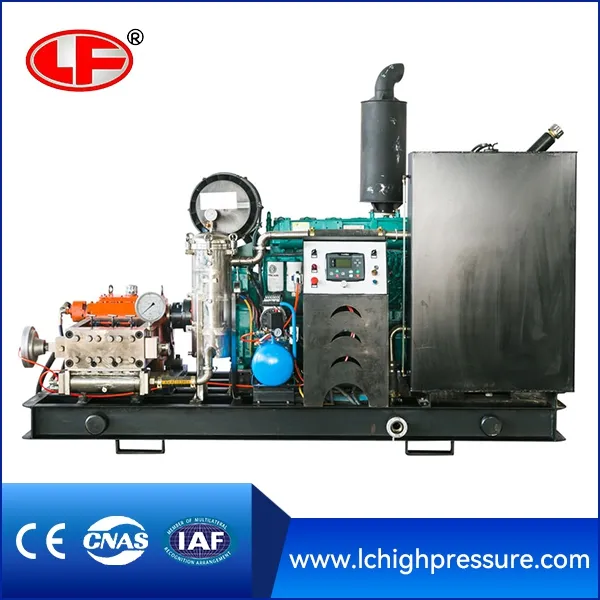 High Pressure Water Jet Pipeline Cleaning